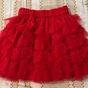 Ruffle Tulle Skirt